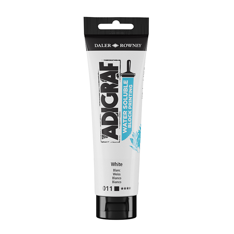 Adigraf Water Soluble Block print 150 ml White