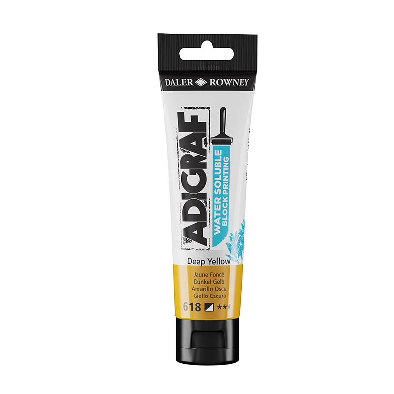 Adigraf Water Soluble Block print 59 ml DeepYellow
