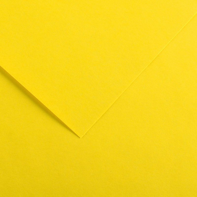 Canson Iris Vivaldi 240g 50x65 04 Canary yellow, värikartonki