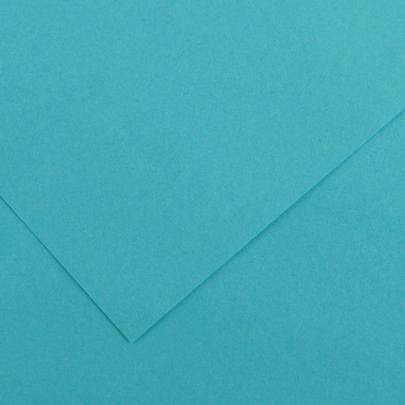 Canson Iris Vivaldi 240g 50x65 25 Turquoise blue, värikartonki