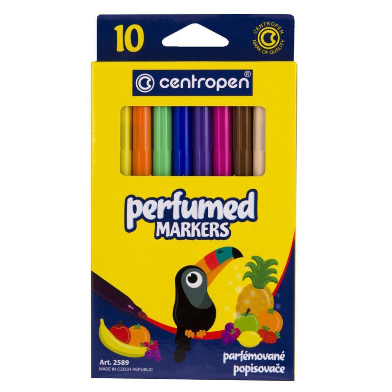 Centropen Huopakynälajitelma 10 tuoksu 3mm kartonk, 0