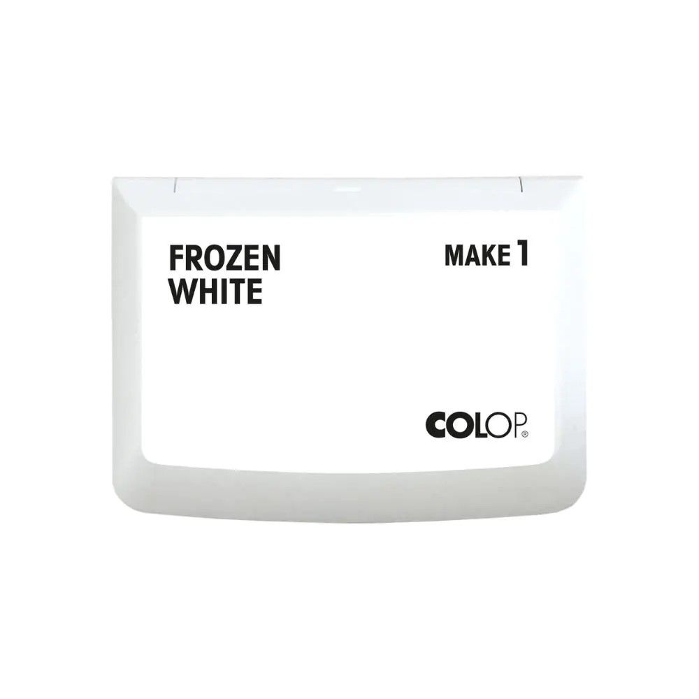 CP MAKE 1 leimasinvärityyny Frozen white 50*90 mm