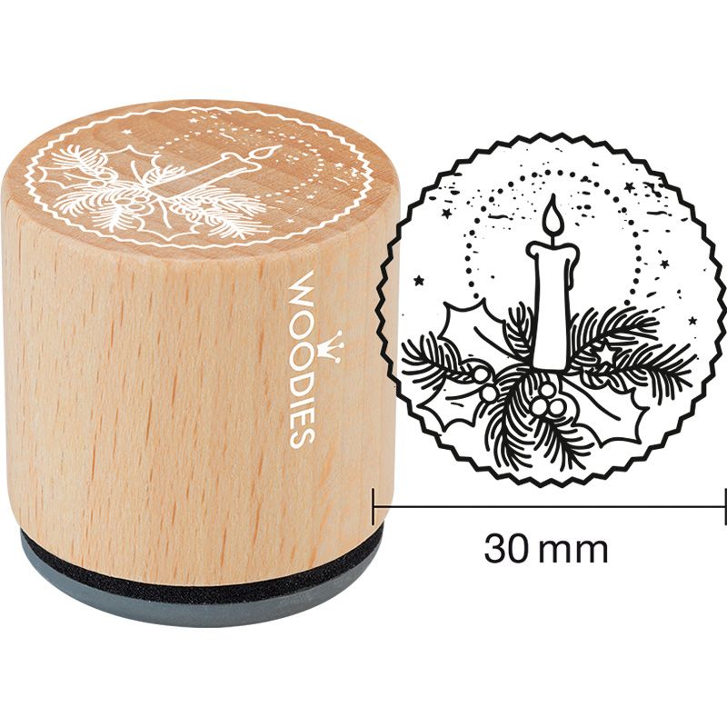 CP Woodies leimasin Candle