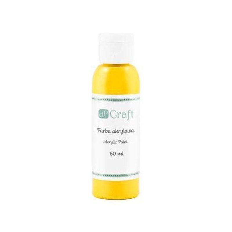DPC Akryyliväri 60ml Keskikeltainen 024, Medium cadmium yellow