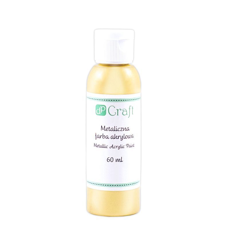 DPC Akryyliväri 60ml Metallikulta 001, Metallic Gold
