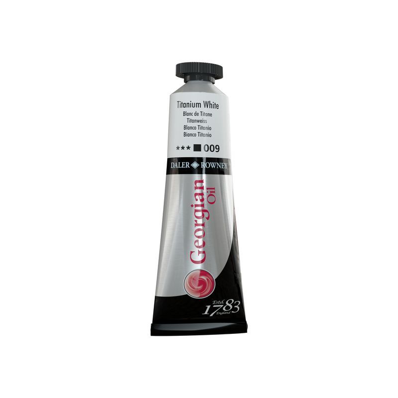 DR Georgian öljyväri 38ml 009 Titanium white