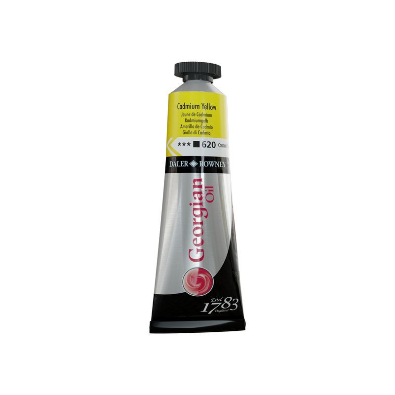 DR Georgian öljyväri 38ml 620 Cadmium yellow*, sisältää perinteistä pigmenttiä