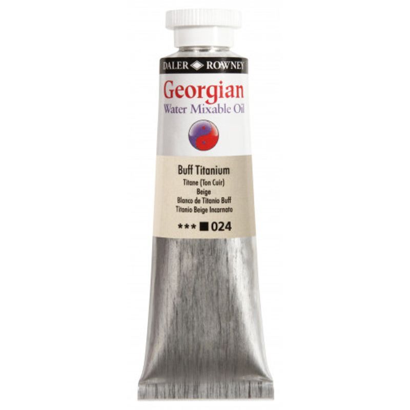 DR Georgian WAMO 37ml 024 Buff titanium, vesiliukoinen öljyväri