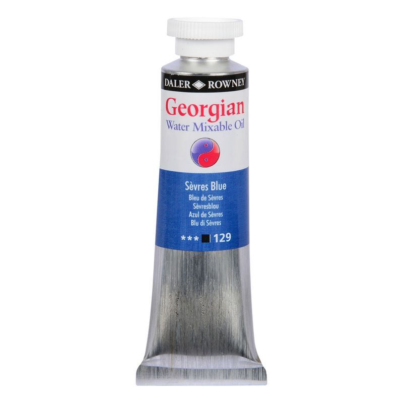 DR Georgian WAMO 37ml 129 Sevres blue, vesiliukoinen öljyväri
