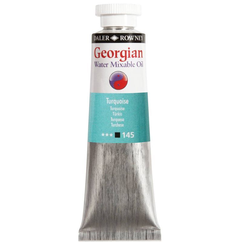 DR Georgian WAMO 37ml 145 Turquoise, vesiliukoinen öljyväri