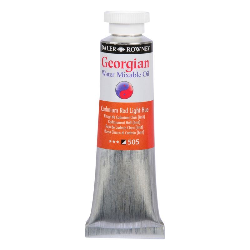 DR Georgian WAMO 37ml 505 Cadmium red light hue, vesiliukoinen öljyväri