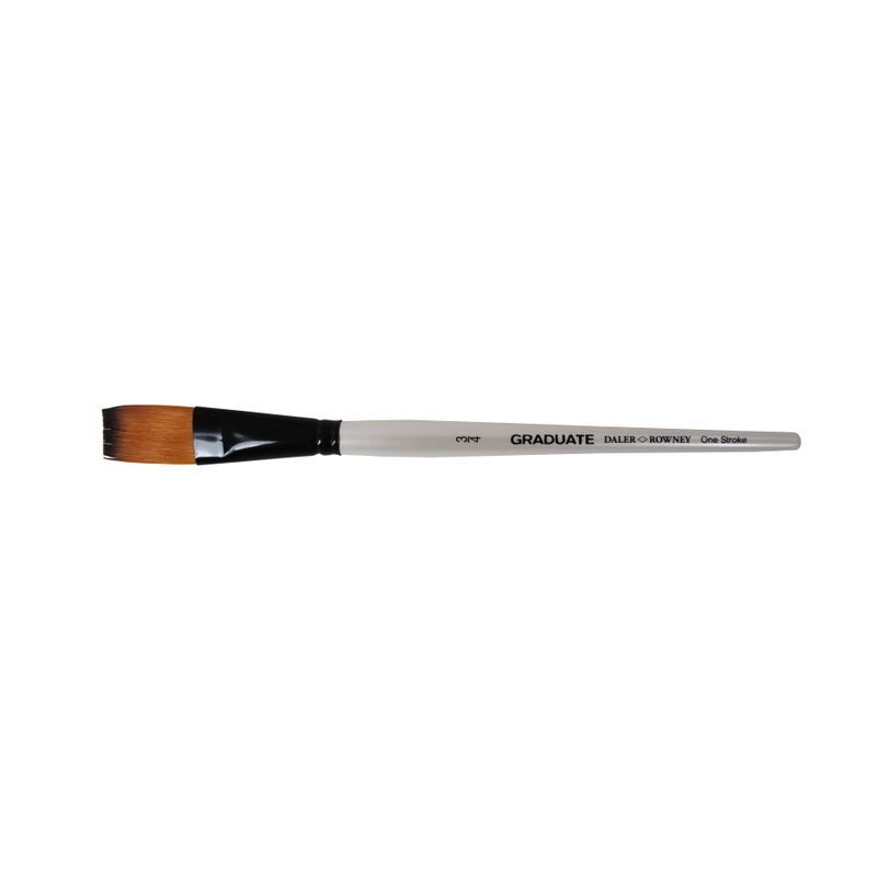 DR Graduate 3/4" keinokuitusivellin litteäOnestrok, lyhyt varsi One Stroke