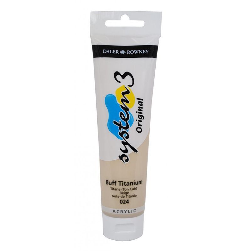 DR System 3 acrylic 150ml 024 Buff titanium