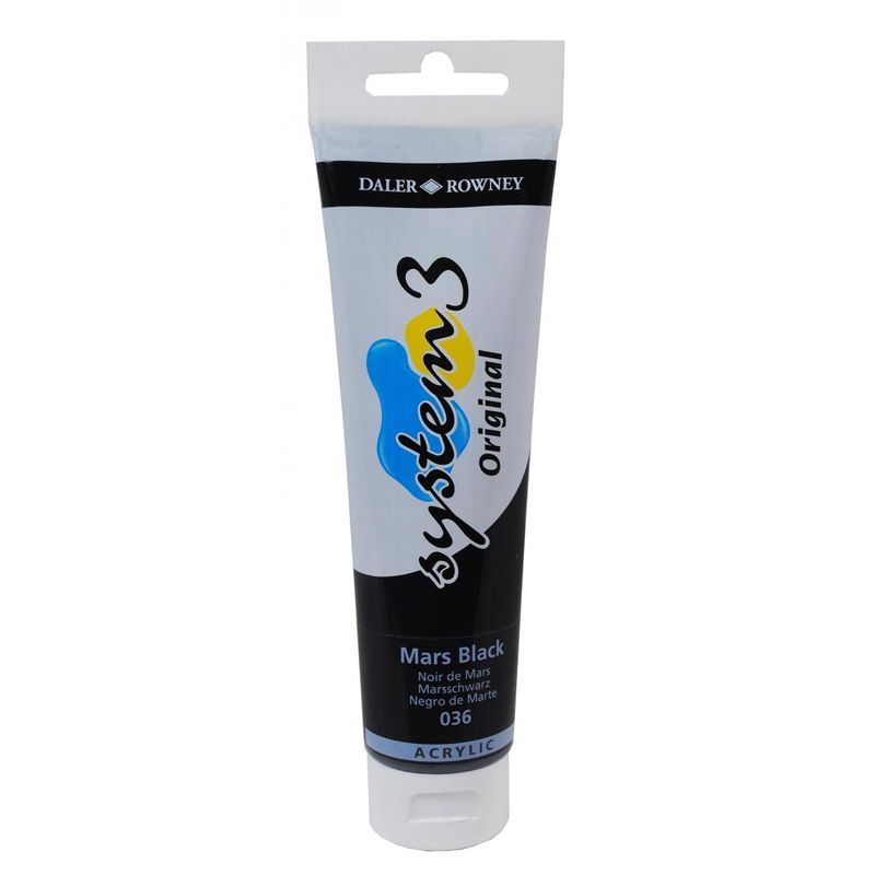DR System 3 acrylic 150ml 036 Mars black
