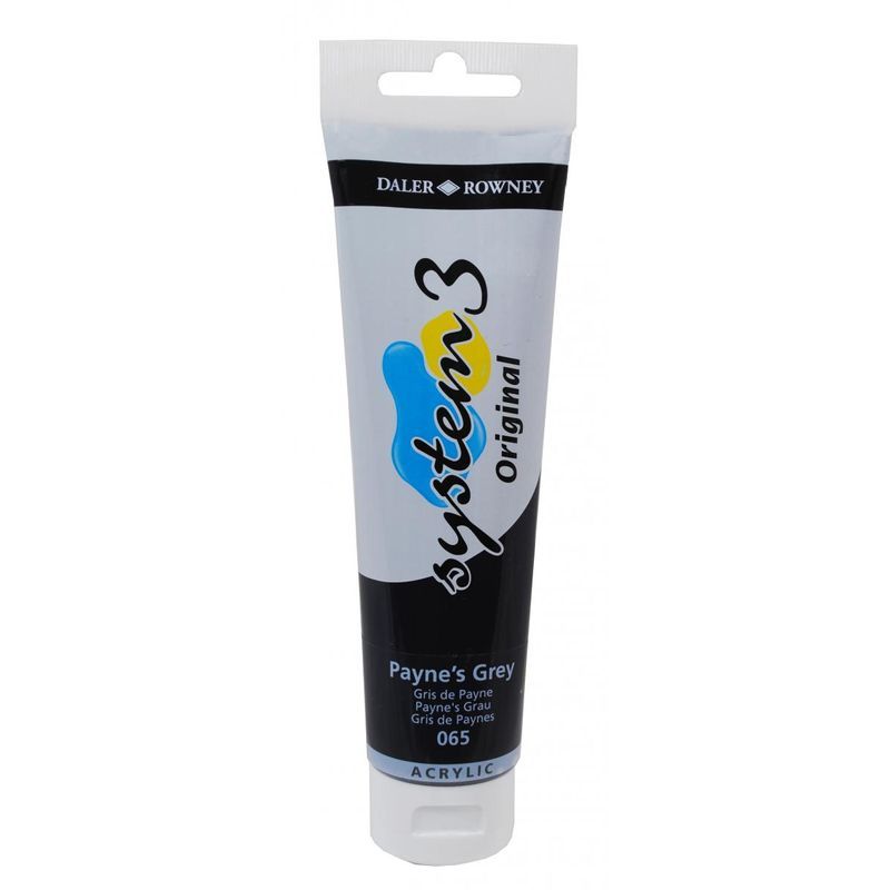 DR System 3 acrylic 150ml 065 Payne's grey