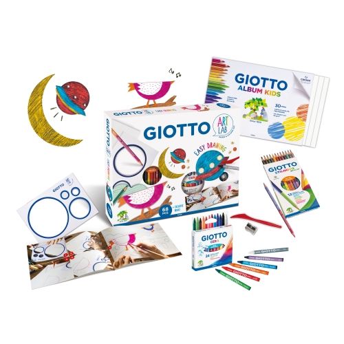 Giotto Art Lab Easy Drawing 68 osaa