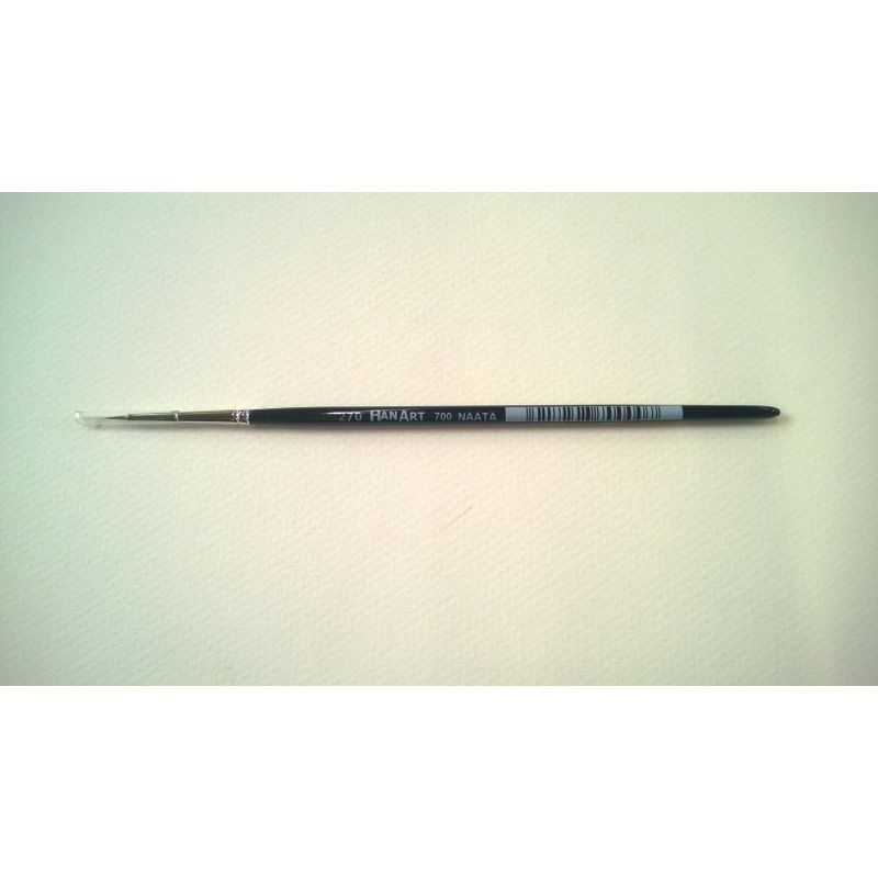 HanArt 700-00 näädänkarvasivellin pyöreä L1,5xP7mm, lyhyt varsi