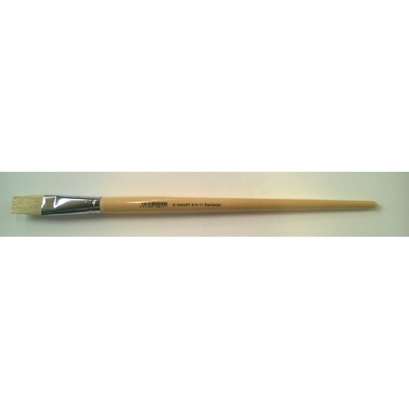 HanArt 810-11 sianharjassivellin litteä L17xP28mm, pitkä varsi
