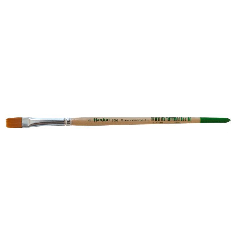 Hanart 8508-08 Green keinokuitu litteä L9xP14mm, lyhyt varsi