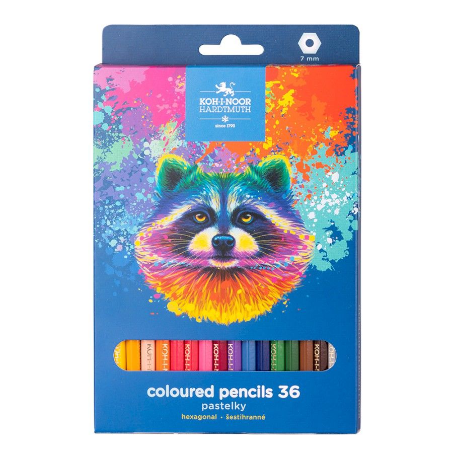 KOH puuvärikynä 36 kpl 3555 Racoon