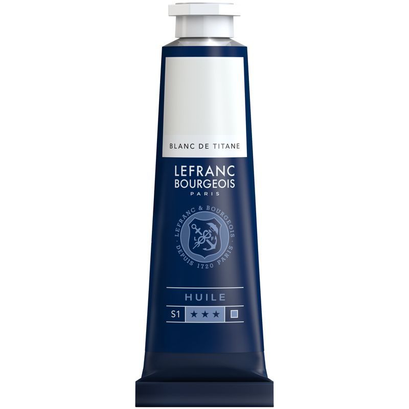 LB Fine Oil 40ml 008 Titanium White, öljyväri