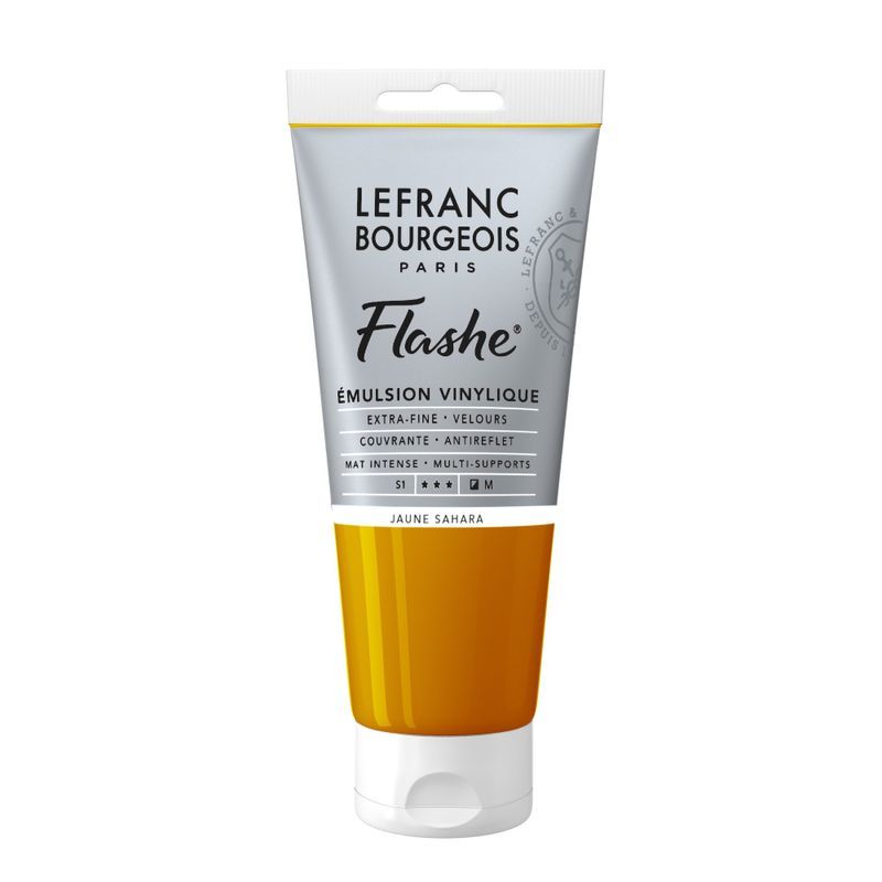 LB Flashe Vinyl acrylic 80ml 194 Sahara Yellow, vinyyliväri