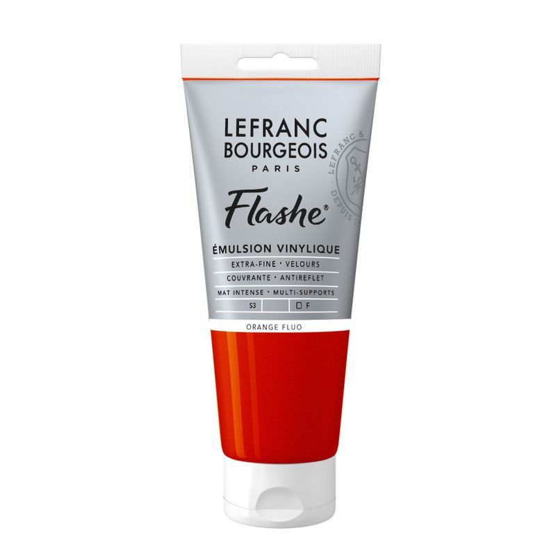LB Flashe Vinyl acrylic 80ml 206 Fluores Orange, fluoresoiva