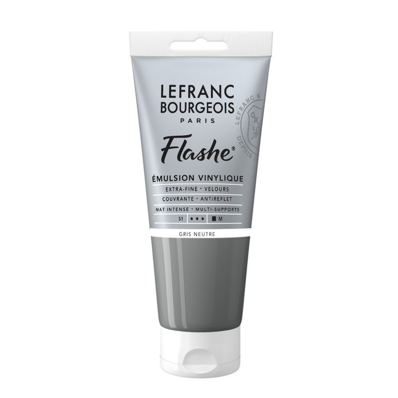 LB Flashe Vinyl acrylic 80ml 258 Neutral Grey x, vinyyliväri