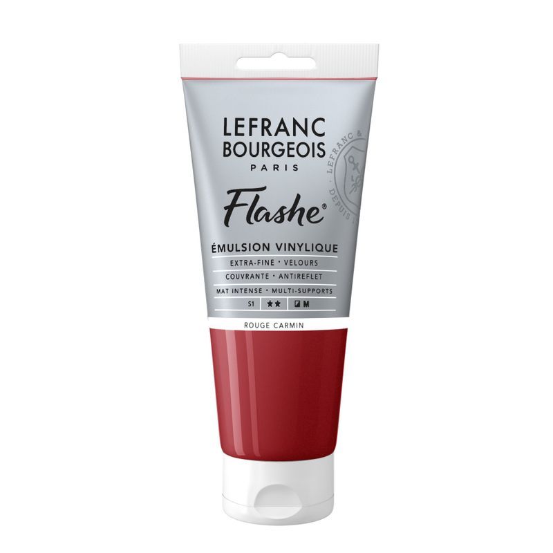LB Flashe Vinyl acrylic 80ml 366 Carmine Red, vinyyliväri