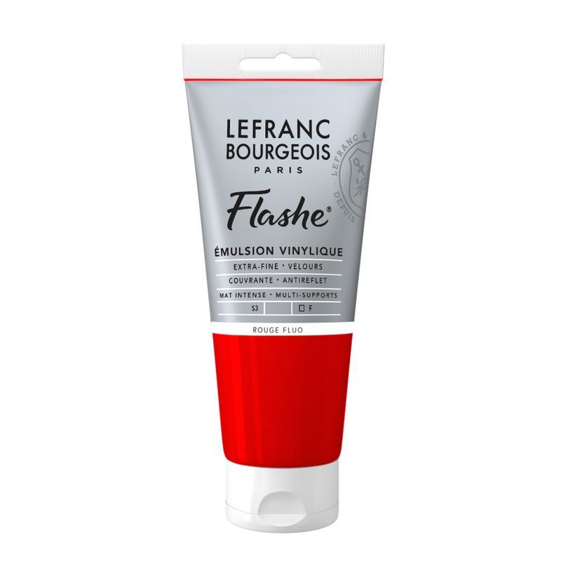 LB Flashe Vinyl acrylic 80ml 409 Fluores Red, fluoresoiva