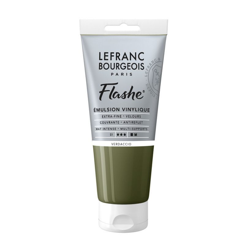 LB Flashe Vinyl acrylic 80ml 500 Verdaccio (green), vinyyliväri
