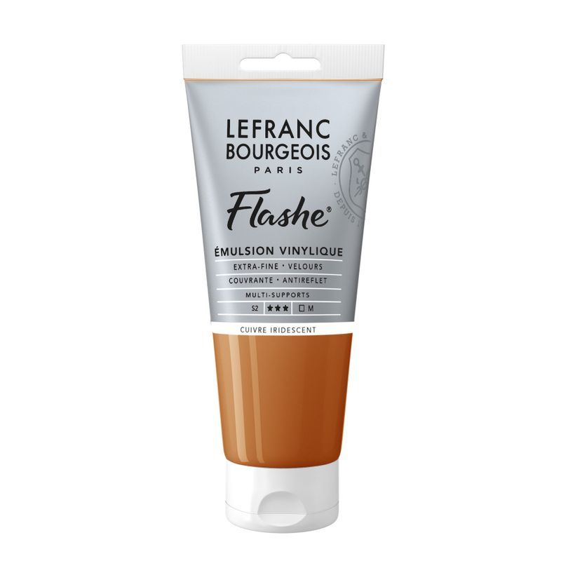 LB Flashe Vinyl acrylic 80ml 836 Copper Irides, metallihohto
