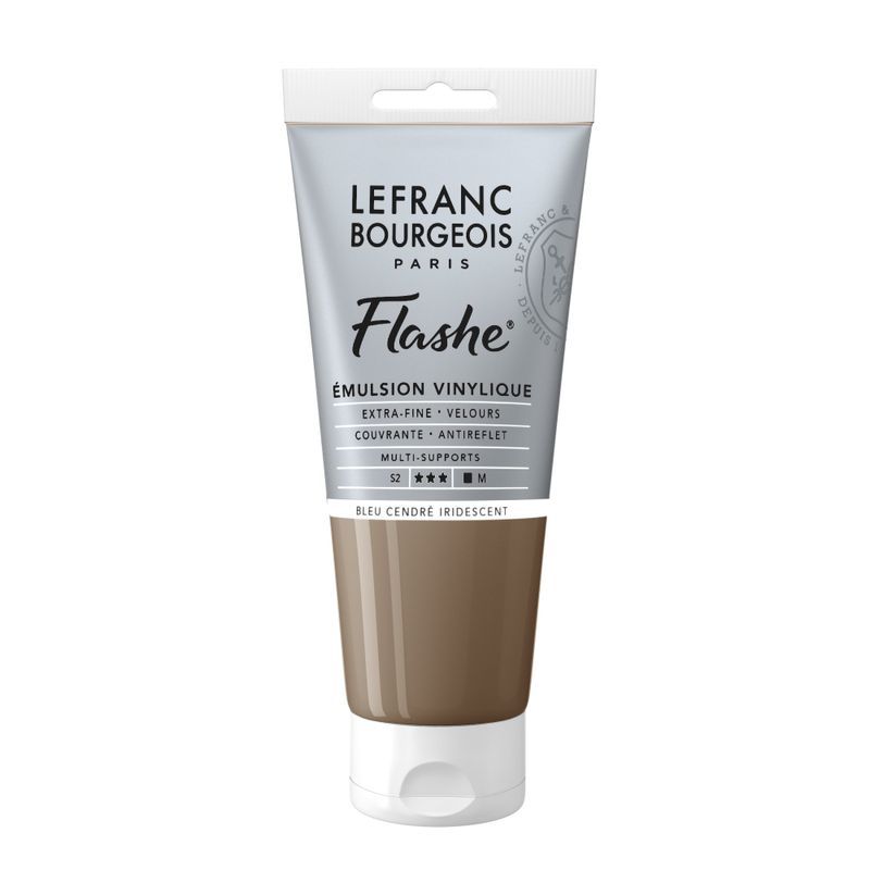 LB Flashe Vinyl acrylic 80ml 840 Ash Blue Irides, metallihohto
