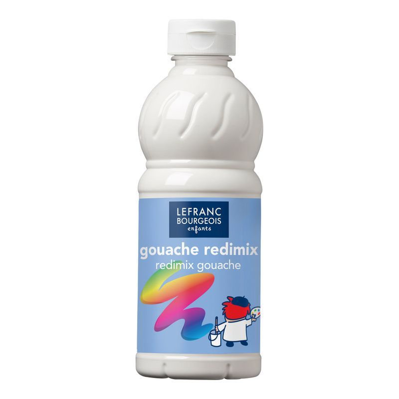 LB Redimix 500ml 001 (018) White x (4), 500ml valmisväri valkoinen