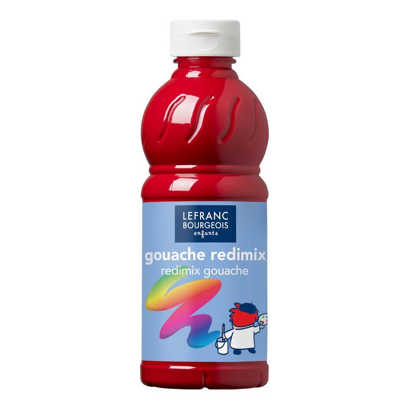 LB Redimix 500ml 437 (006) Primary red x (1), 500ml valmisväri peruspunainen tumma