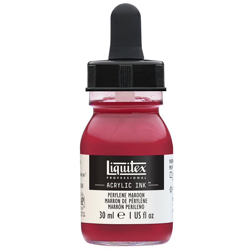 Liquitex Acrylic Ink 30ml 507 Perylene maroon, Akryylimuste