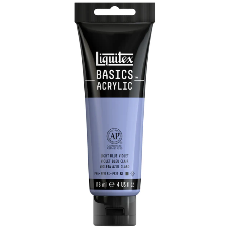 Liquitex Basics 118ml 680 Light Blue Violet, akryyliväri x