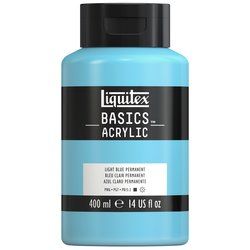 Liquitex Basics 400ml 770 Light Blue Permanent, akryyliväri