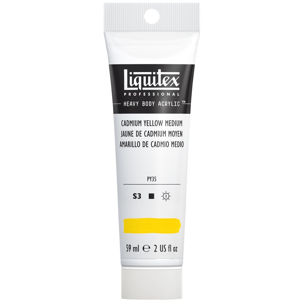 Liquitex Heavy Body 59ml 161 Cadm yellow med ny (3, akryyliväri