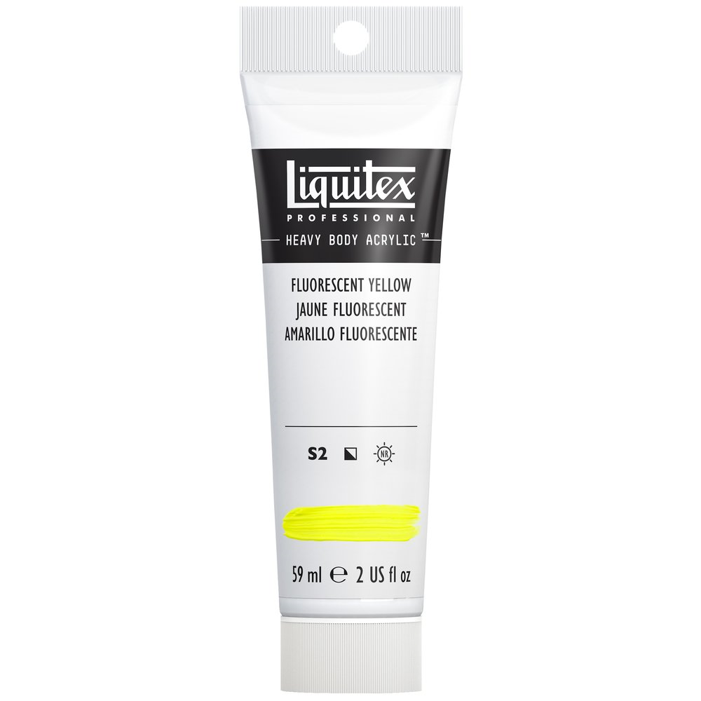 Liquitex Heavy Body 59ml 981 Fluorescent Yellow (2, akryyliväri, fluoresoiva