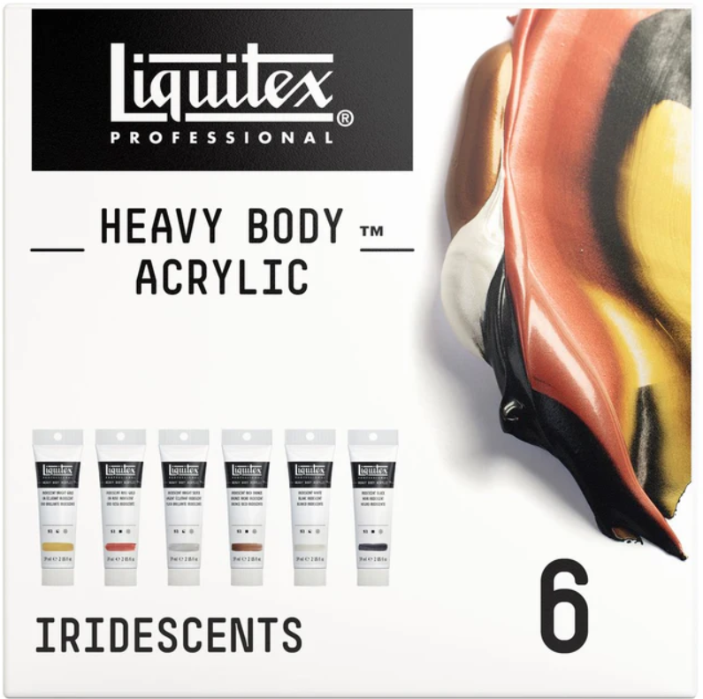 Liquitex Heavybody Acrylic Iridescent Set 6x59ml