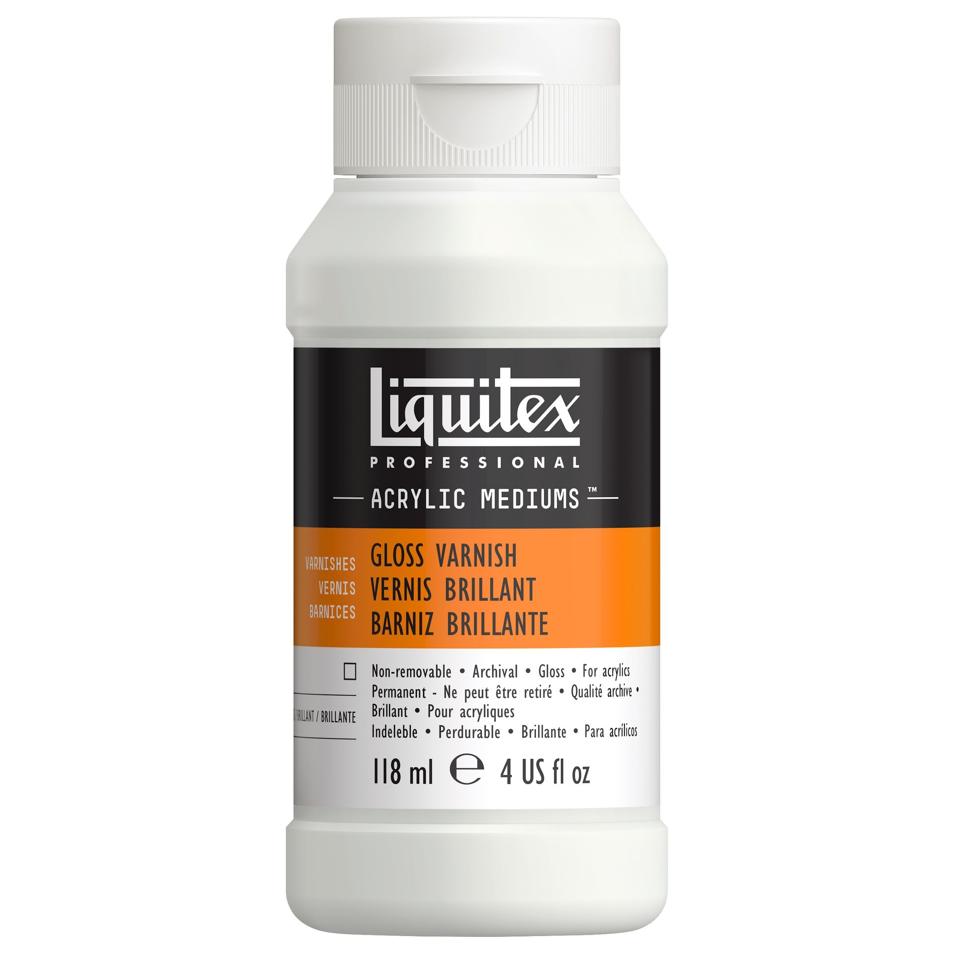 Liquitex Varnish Gloss 118ml, Varnish