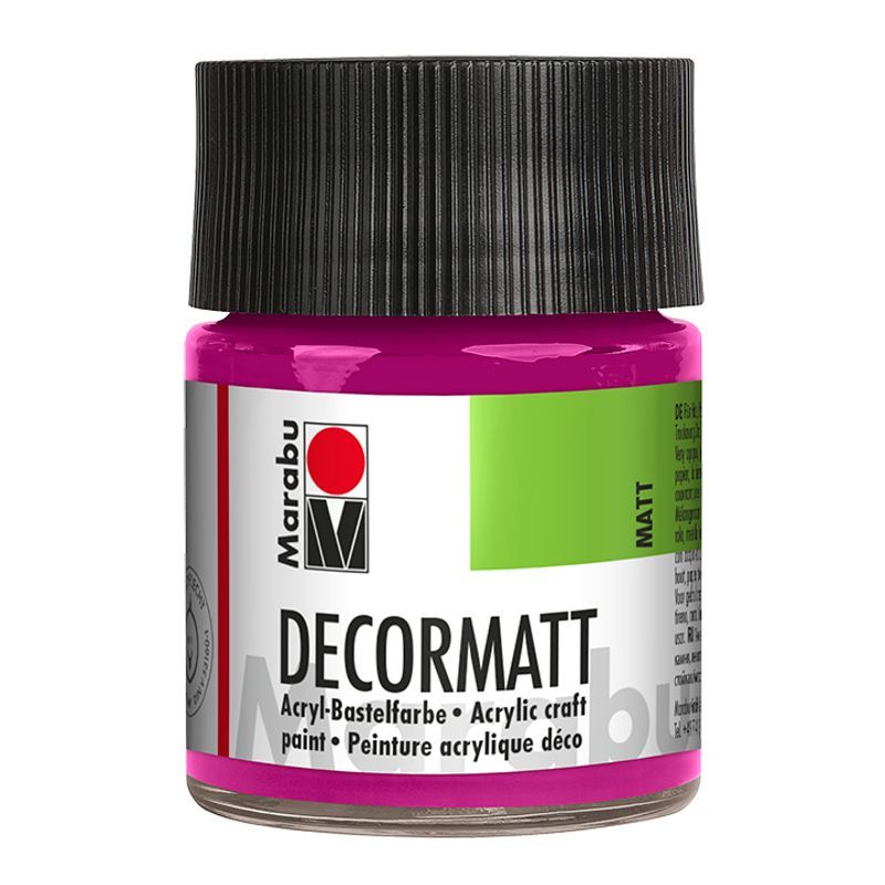 Marabu Askarteluväri matt 50ml 014 Magenta, Magentanpunainen