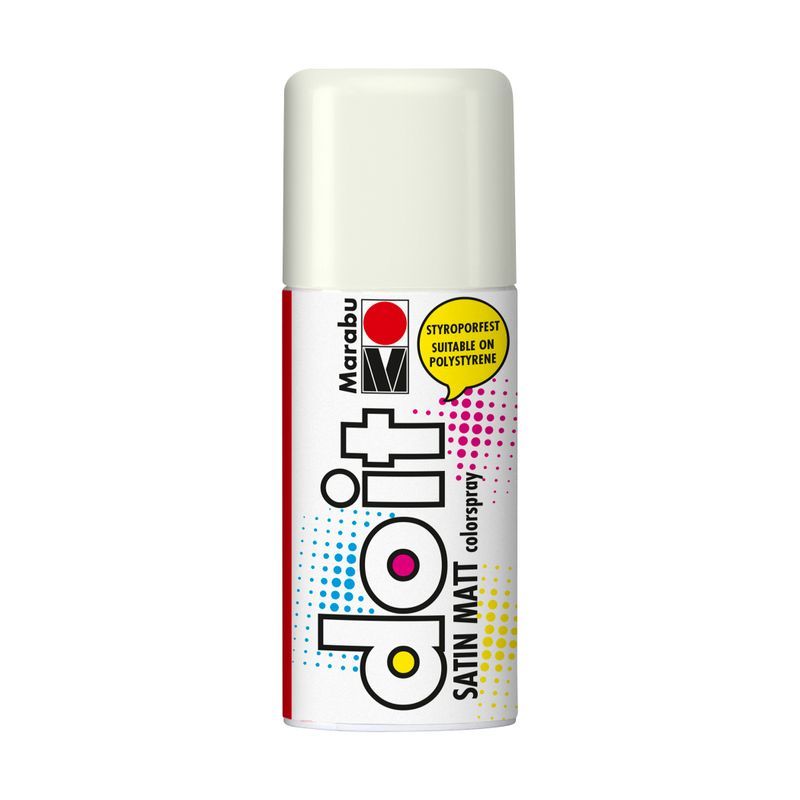 Marabu do-it-spray matta 150ml 070 White, Valkoinen
