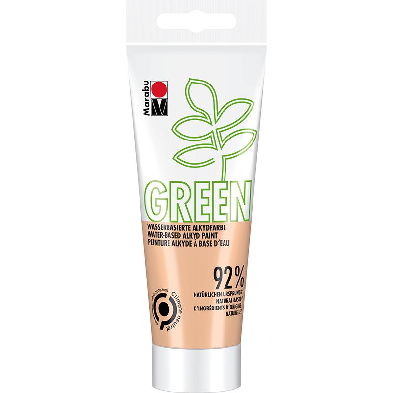 Marabu Green alkydimaali 100ml 025 aprikoosi, apricot