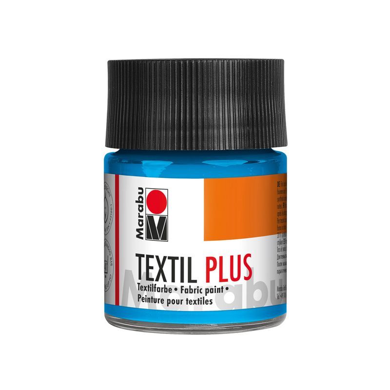 Marabu Tekstiiliväri PLUS 50ml 090 light blue, vaaleille ja tummille kankaille