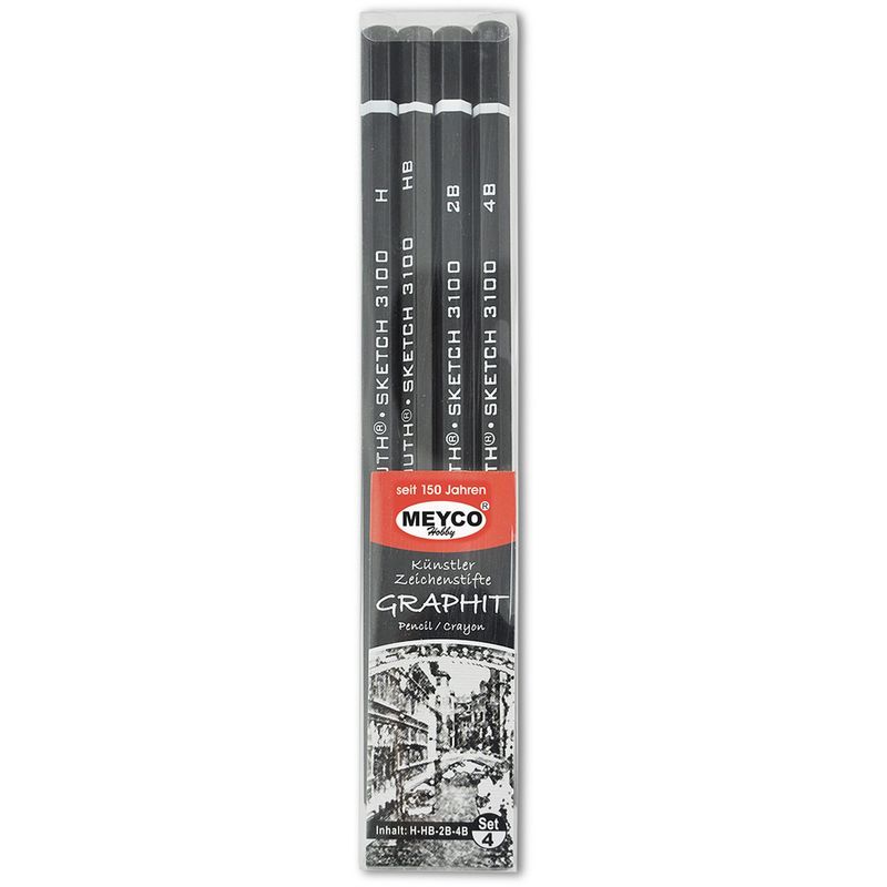 MEYCO Luonnoskynät 4kpl H,HB,2B,4B