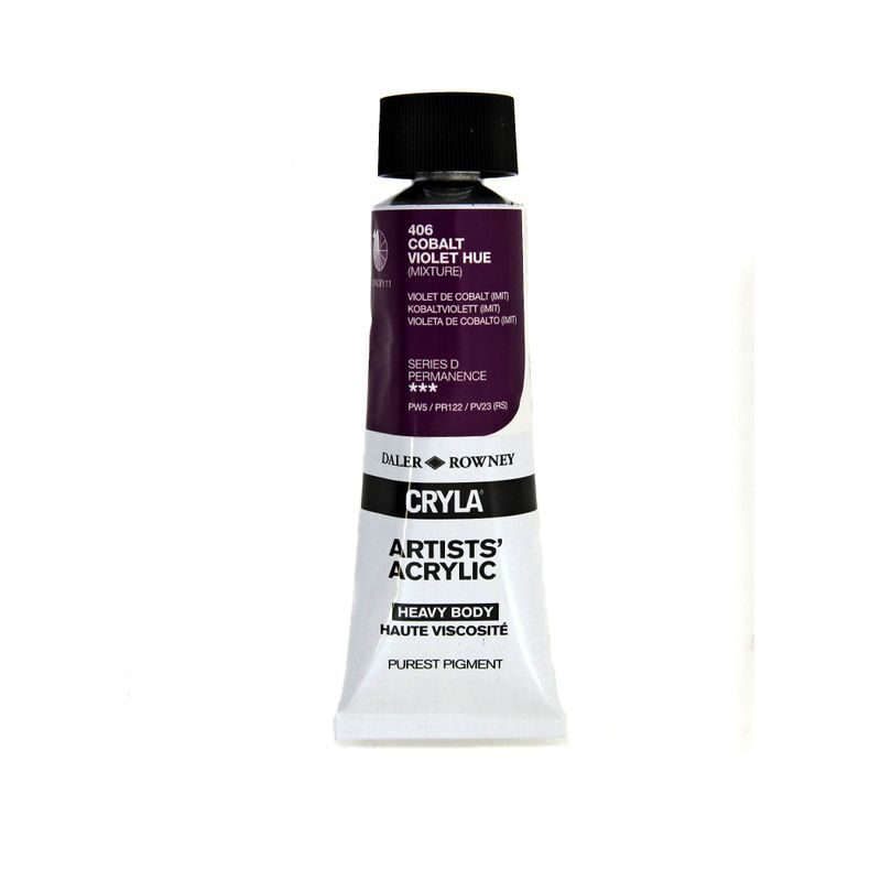 PA. DR Cryla acrylic 75ml 406 Cobalt violet (hue), taiteilija-akryyliväri