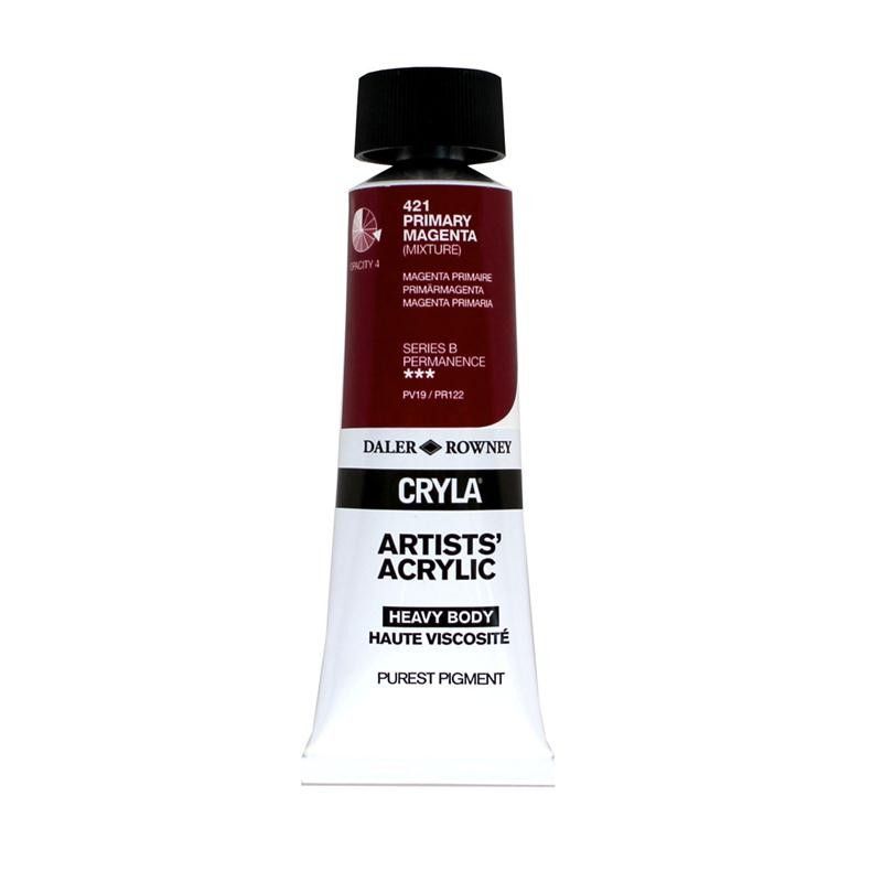 PA. DR Cryla acrylic 75ml 421 Primary magenta (B), taiteilija-akryyliväri