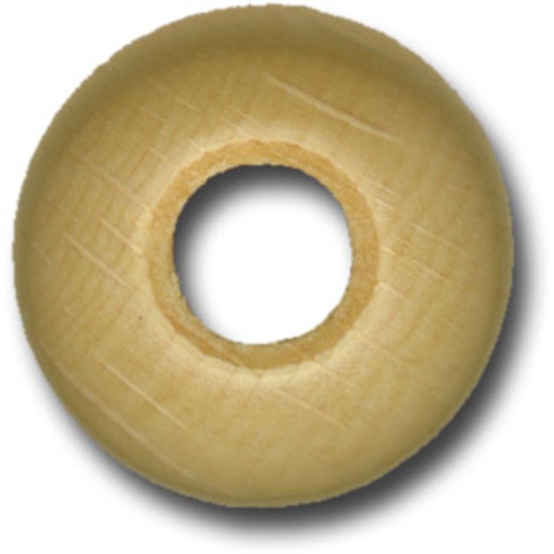P. MEYCO Makrameehelmet 25mm 47kpl nature, reikä 10mm